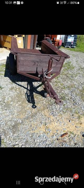 Przyczepka do traktora z hamulcem Nowy Sącz sprzedam