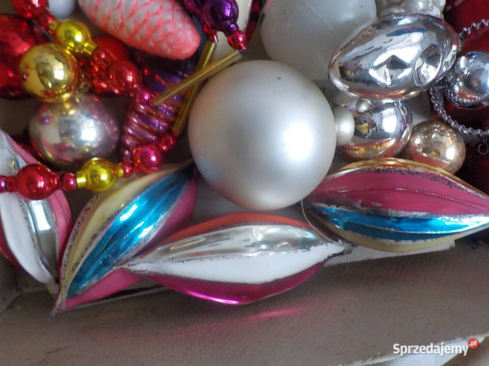 bombki z PRL ręcznie malowane kolekcjonera Warszawa