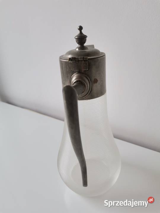 Stary przedwojenny dzbanek karafka plater Katowice