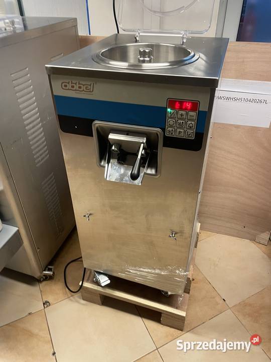 Mały Frezer do lodów pionowy Obbel 102 na 5l Zielonka