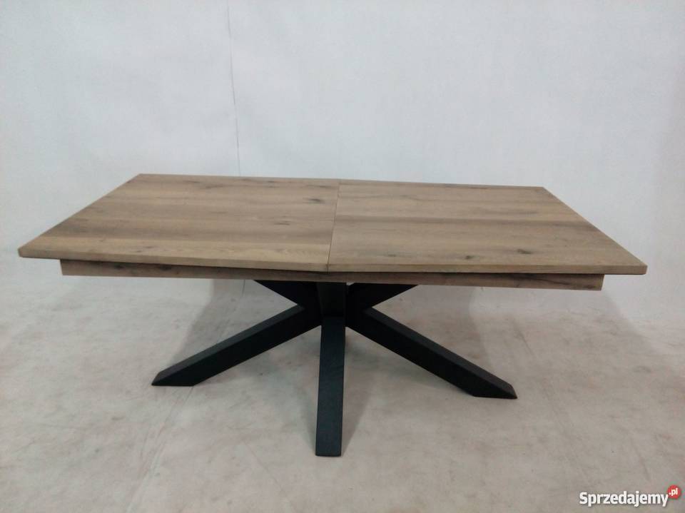 Designerskie stół rozkładany na metalowej nodze opolskie Opole