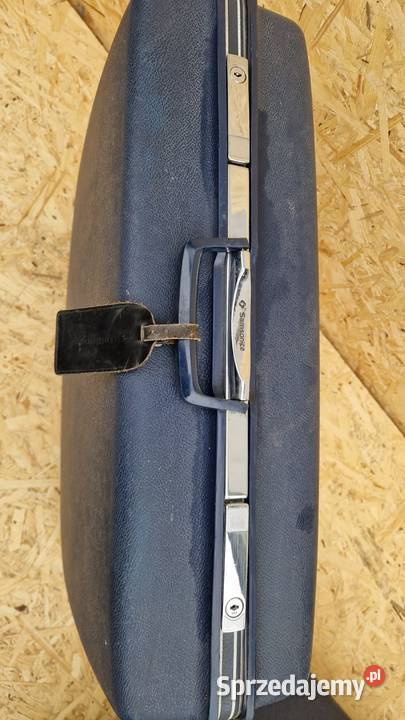 2 zabytkowe twarde walizki podróżne Samsonite Warszawa sprzedam