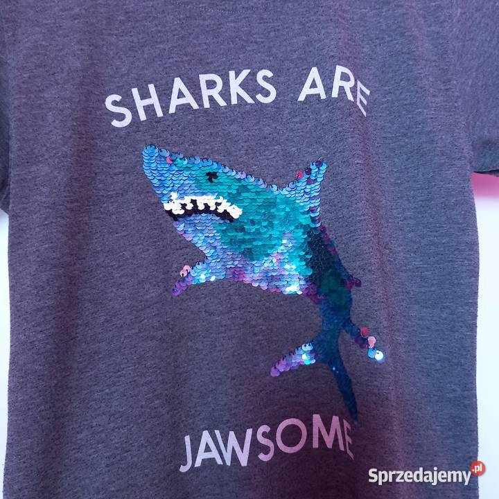 Tshirt z cekinami rozmiar 134 Moda i Styl Stare Juchy