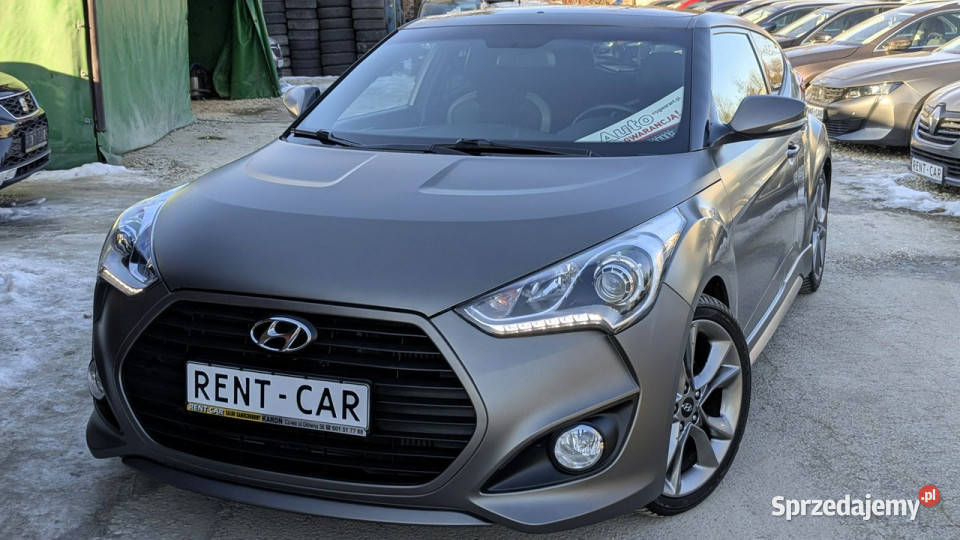 Hyundai Veloster 16TGDi186OPŁACONY Bezwypadkowy Rok produkcji 2016 śląskie Częstochowa