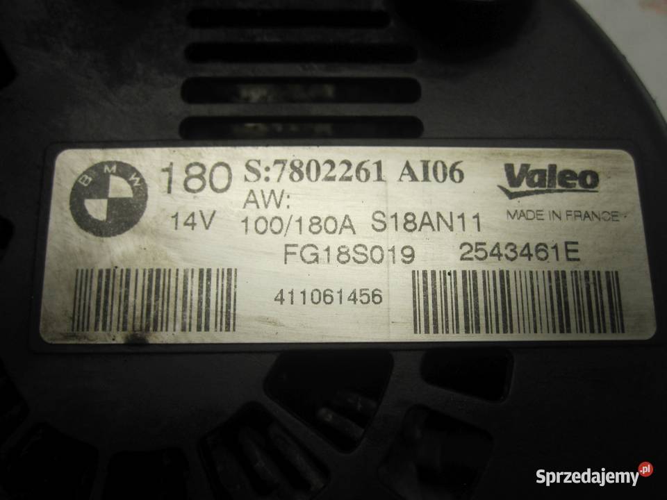 BMW 1 3 5 X3 20 D N47D20C 166 alternator 180A osobowe Kielce