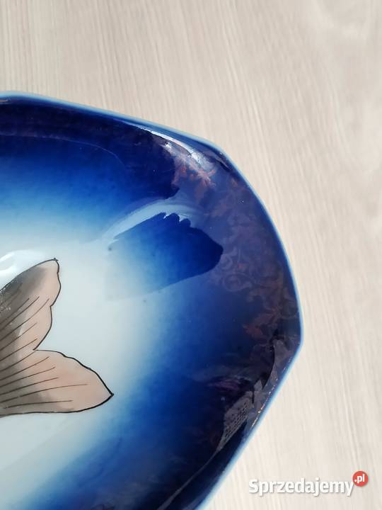 Ręcznie malowany porcelanowy półmisek do Kraków