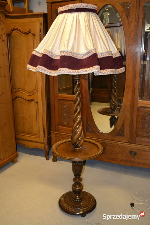 lampa podłogowa orzech Będzin sprzedam