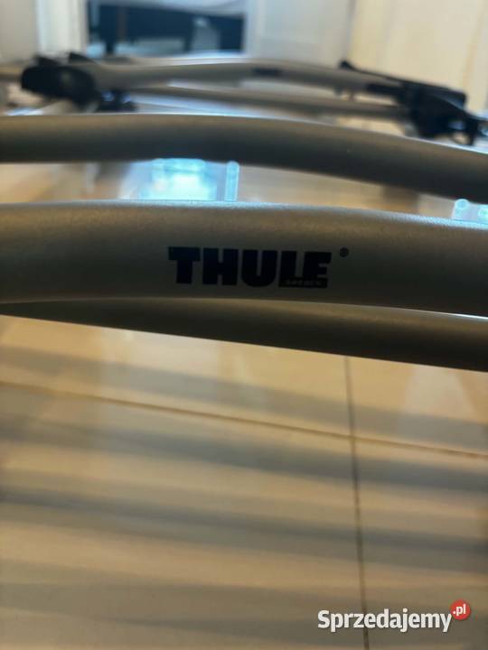 bagaznik rowerowy thule z belkami na relingi na małopolskie Kraków