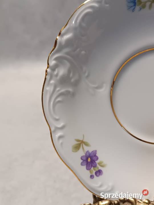 KPM Krister Friederike Filiżanka Duet Kwiaty Gdańsk