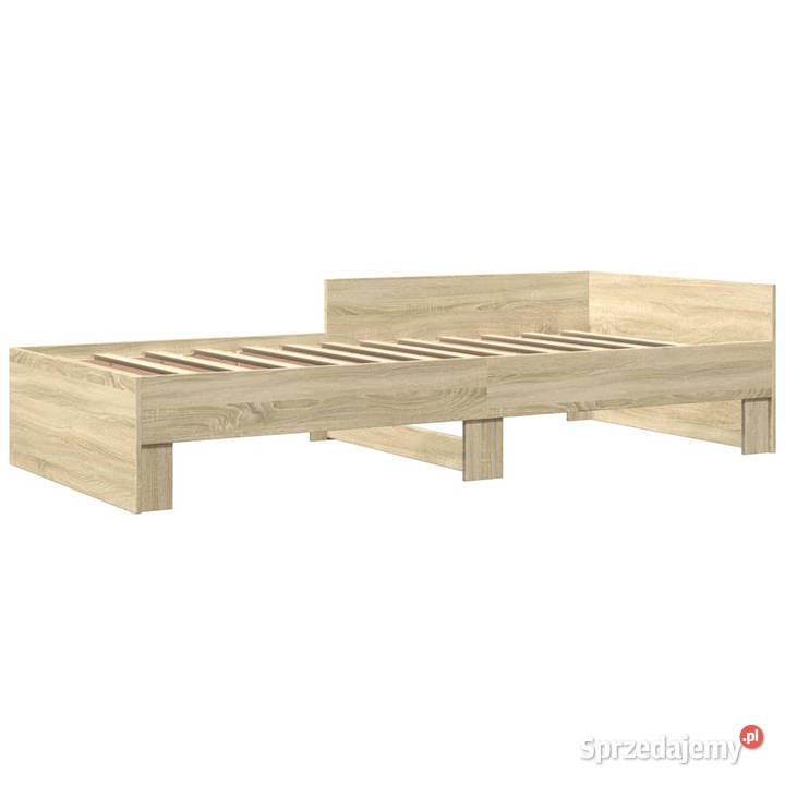 Łóżko bez materaca dąb sonoma 75x190 WM849595 50cm Warszawa
