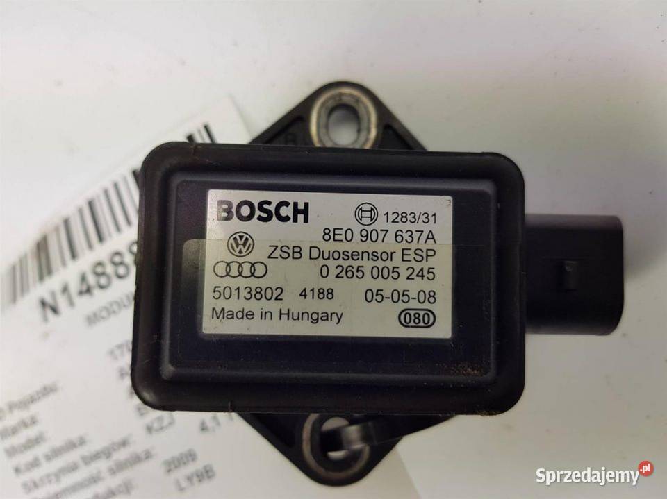 MODUŁ AUDI A8 D3 4E0907637A Pozostałe Lipno sprzedam