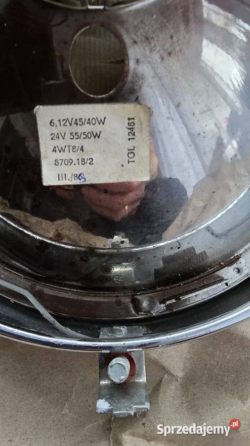 Lampa klosz reflektor ma ts etz ddr nowa Kartuzy sprzedam