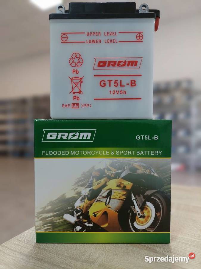 Akumulator motocyklowy GROM YGT5LB 12V 5Ah Sosnowiec