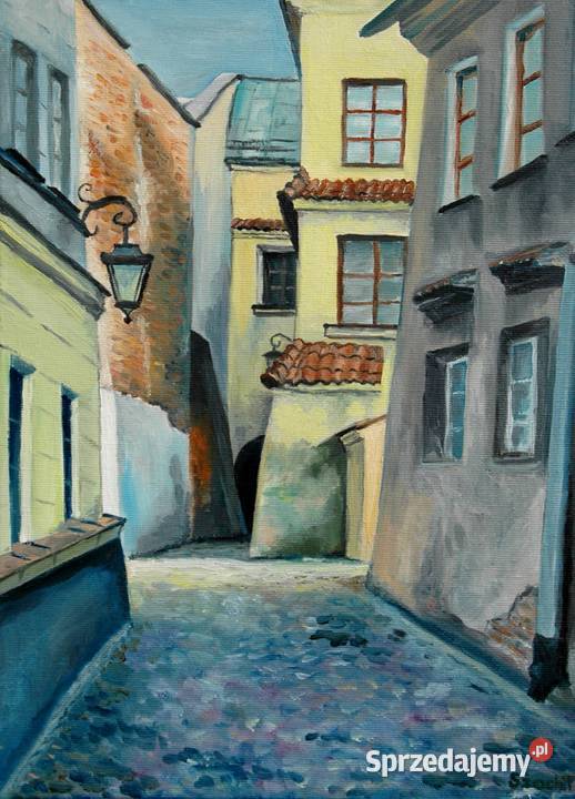 Obraz olejny Lublin Ku Farze
