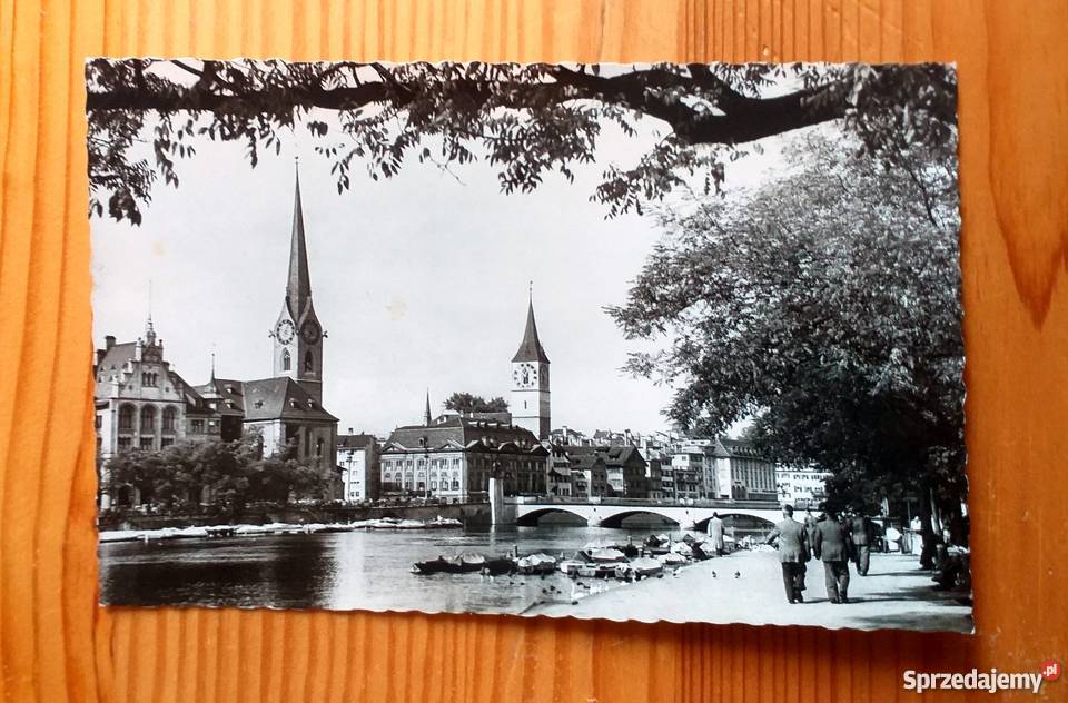 ZURYCH MIASTO RZEKAMI LIMMAT I SIHL WIDOK NA lubelskie Piszczac sprzedam