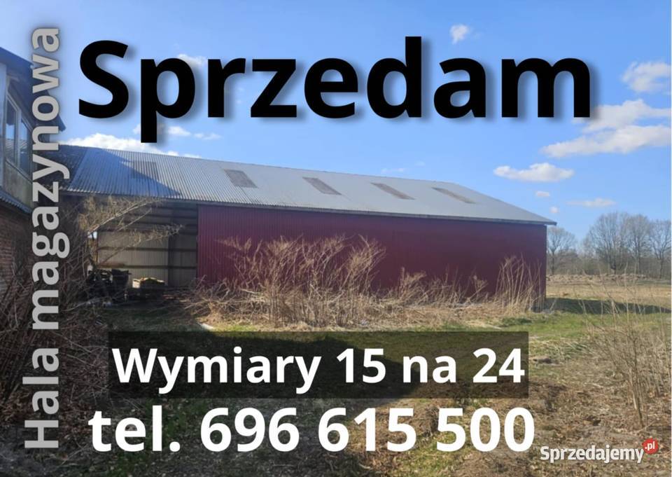 Wiata hala magazynowa Hrubieszów