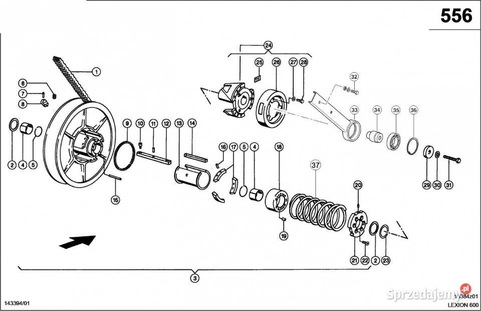 0006675320 CLaas lexion 600 talerz dociskowy wielkopolskie Jastrzębniki sprzedam