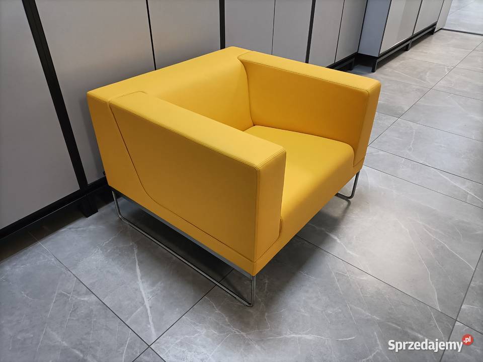 Nowy Fotel biurowy Noti Tritos żółty marigold Kraków