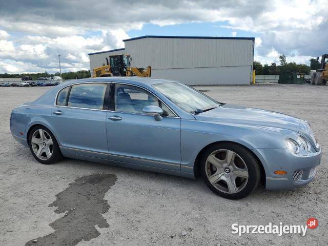 BENTLEY CONTINENTAL FLYING SPUR produkcji 2008 z uszkodzony Warszawa
