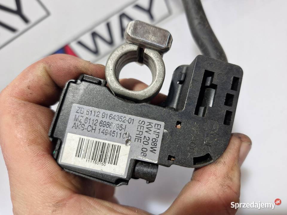 BMW E90 E91 E92 E93 LCI KLEMA MINUS PRZEWÓD IBS