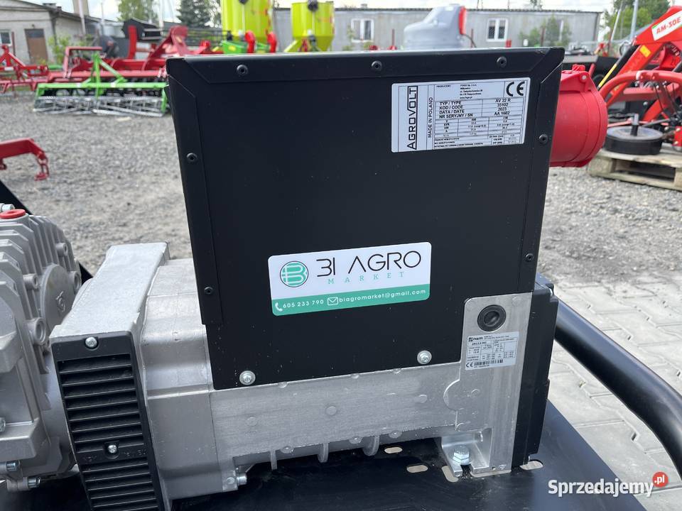 Agregat prądotwórczy AV22R 176 kW WOM AgroWolt małopolskie Szczucin