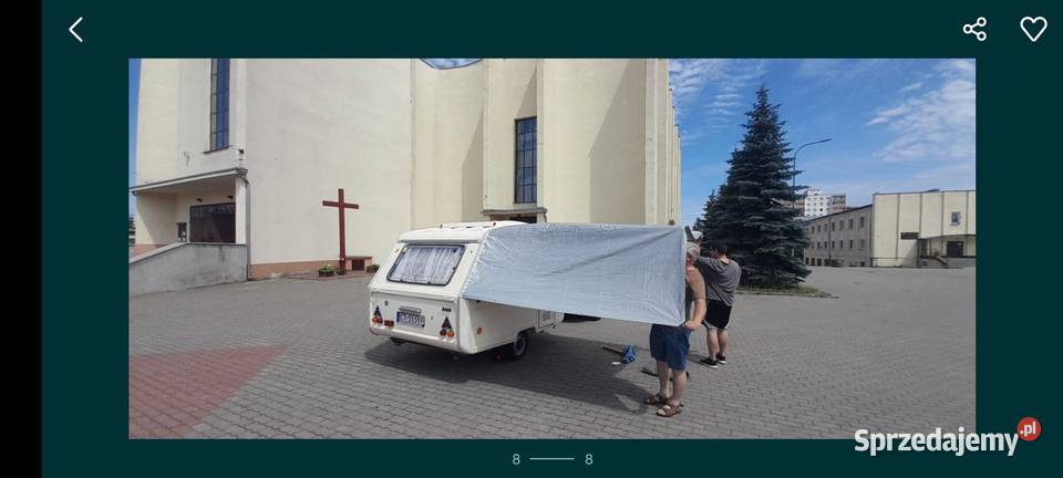 Markiza do przyczepy kempingowej hobby Niewiadów Motoryzacja kujawsko-pomorskie Toruń sprzedam