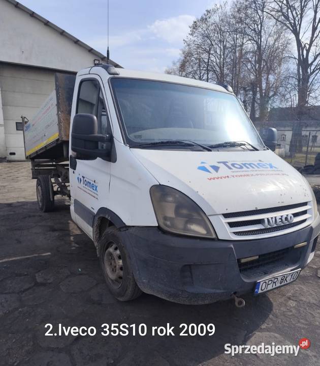Samochód dostawczy wywrotka 3 500 tony IVECO nieuszkodzony opolskie Prudnik