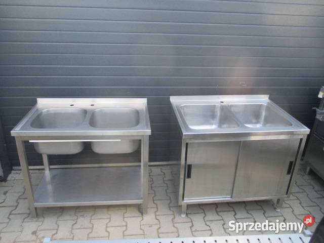 ZLEW GASTRONOMICZNY 2 KOMOROWY Z PÓŁKĄ 1006085 Ostrów Wielkopolski