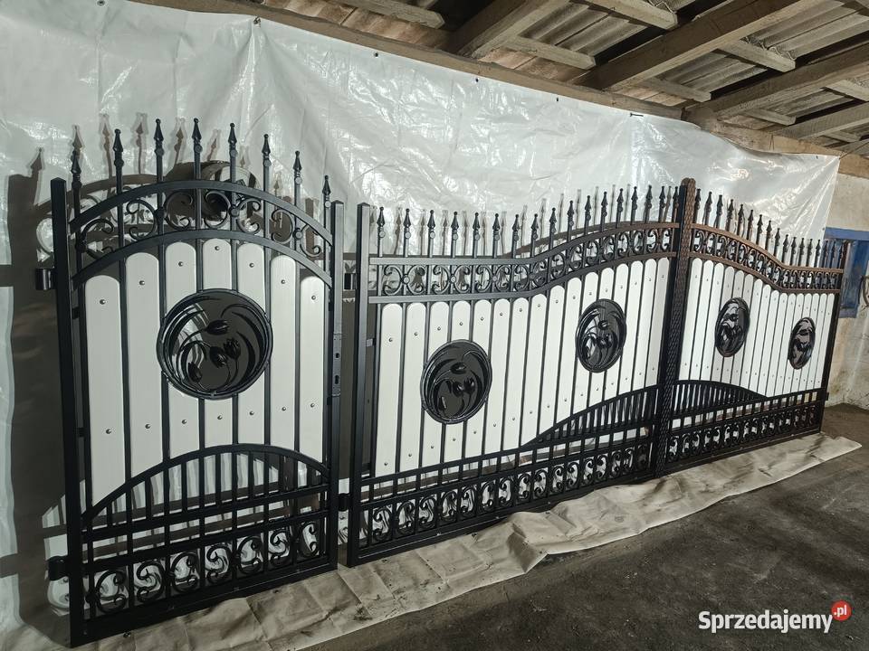 Brama Wjazdowa Dwuskrzydłowa Kuta Pręt Pełny Pozostałe sprzedam