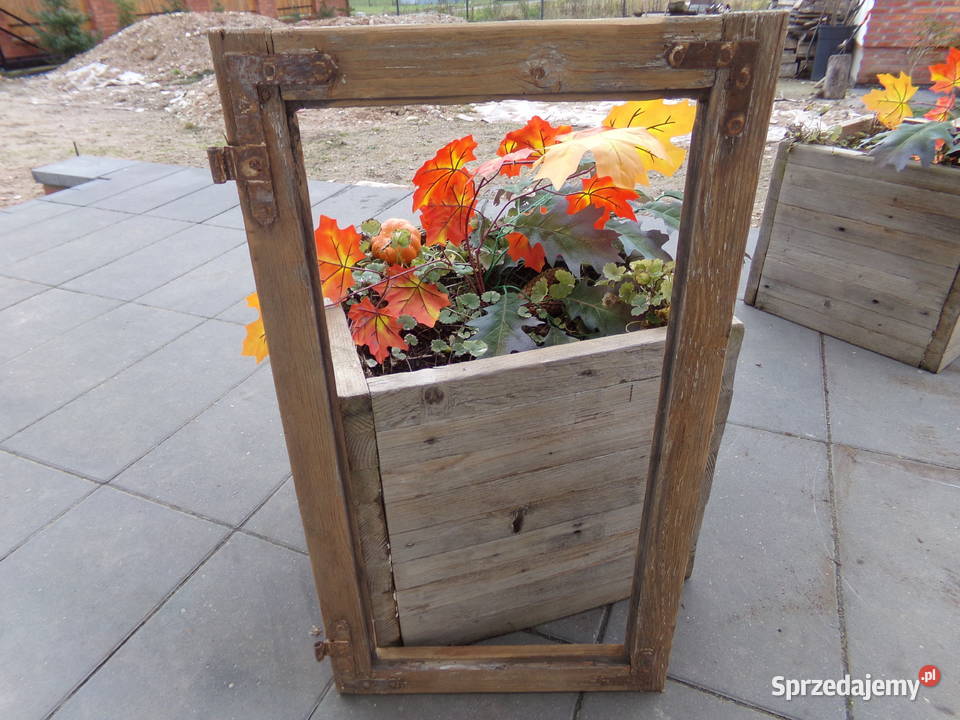 Stare okno rama okienna retro loft lustro warmińsko-mazurskie Ełk