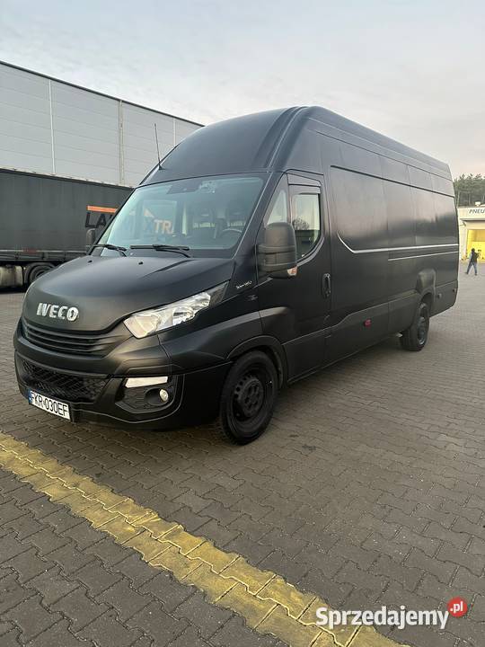 Iveco Daily 35S18 2019r XXL czarny mat lubuskie Sulechów