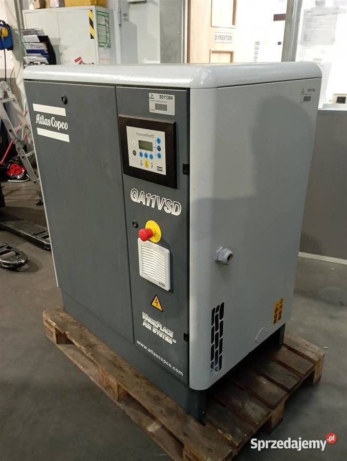 Sprężarka śrub Atlas Copco GA11VSD S011384 Wilków