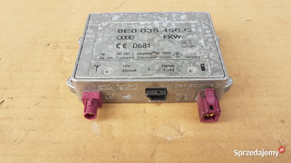 WZMACNIACZ ANTENOWY AUDI 8E0035456C Skarżysko-Kamienna sprzedam