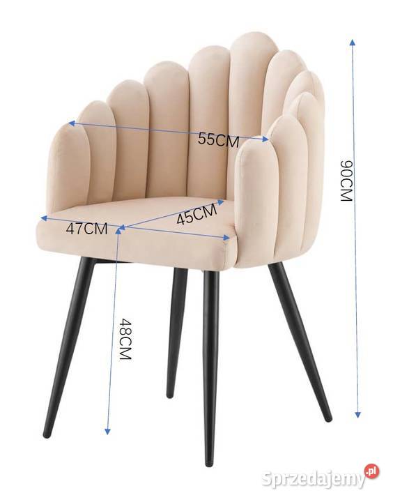 Krzesło Tapicerowane Aldo Gold Butelkowa Zieleń Tarchały Małe sprzedam