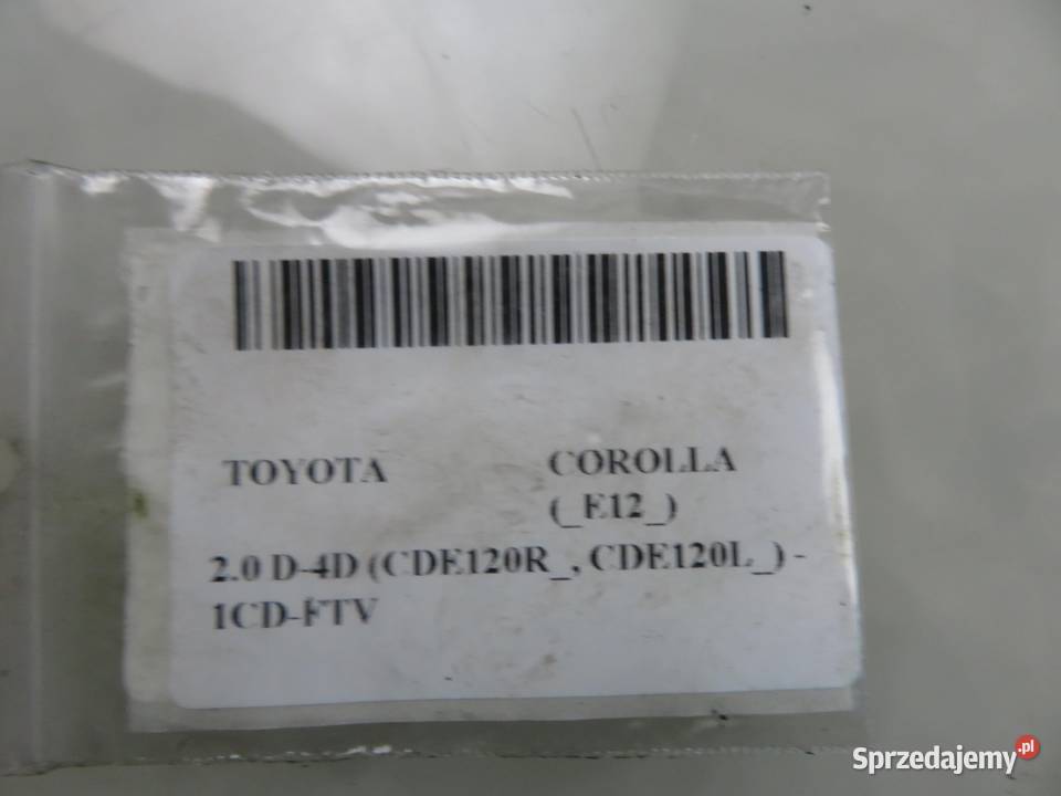 CHŁODNICA WODY TOYOTA COROLLA E12 20 D4D 116