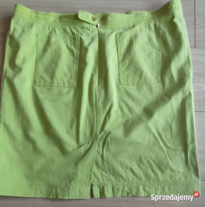 Kanarkowa spódniczka bawełniana Spódnice i sukienki pomorskie Gdańsk