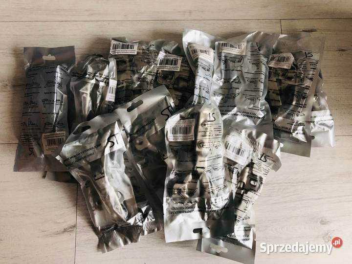 NOWY zawias meblowy hydrauliczny wygięty 8 mm do