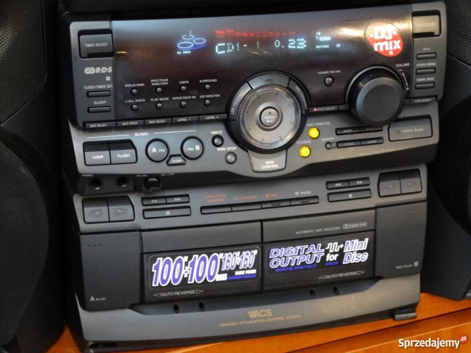 Wieża Sony RX99 kol pil 2x160 wat WYSYŁKA Jasło