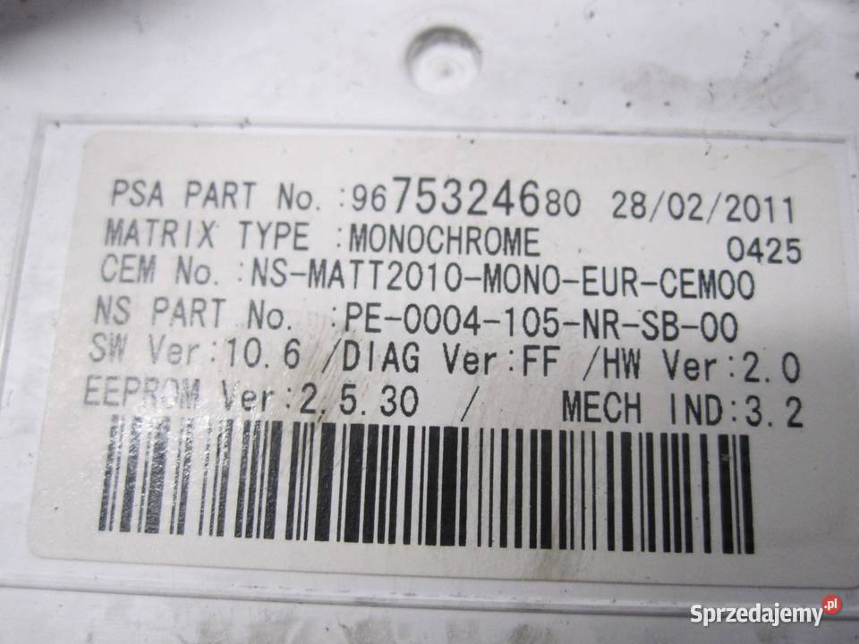 PEUGEOT 508 I SW 11r licznik zegary 5550030709