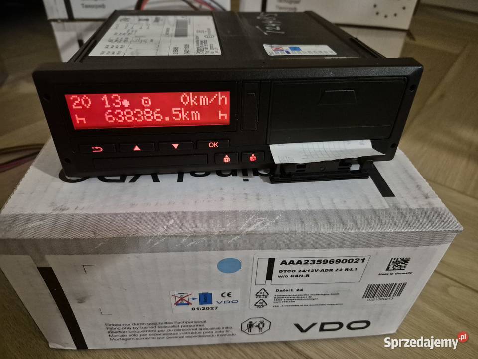 Tachograf VDO 30 Daf XF Obłotne