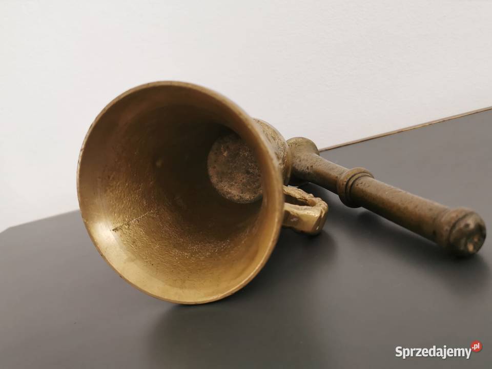 Moździerz Stary Masywny moździerz mosiężny Rzeszów