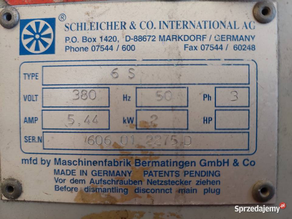 Belownica prasa Dixi 6 małopolskie Kraków