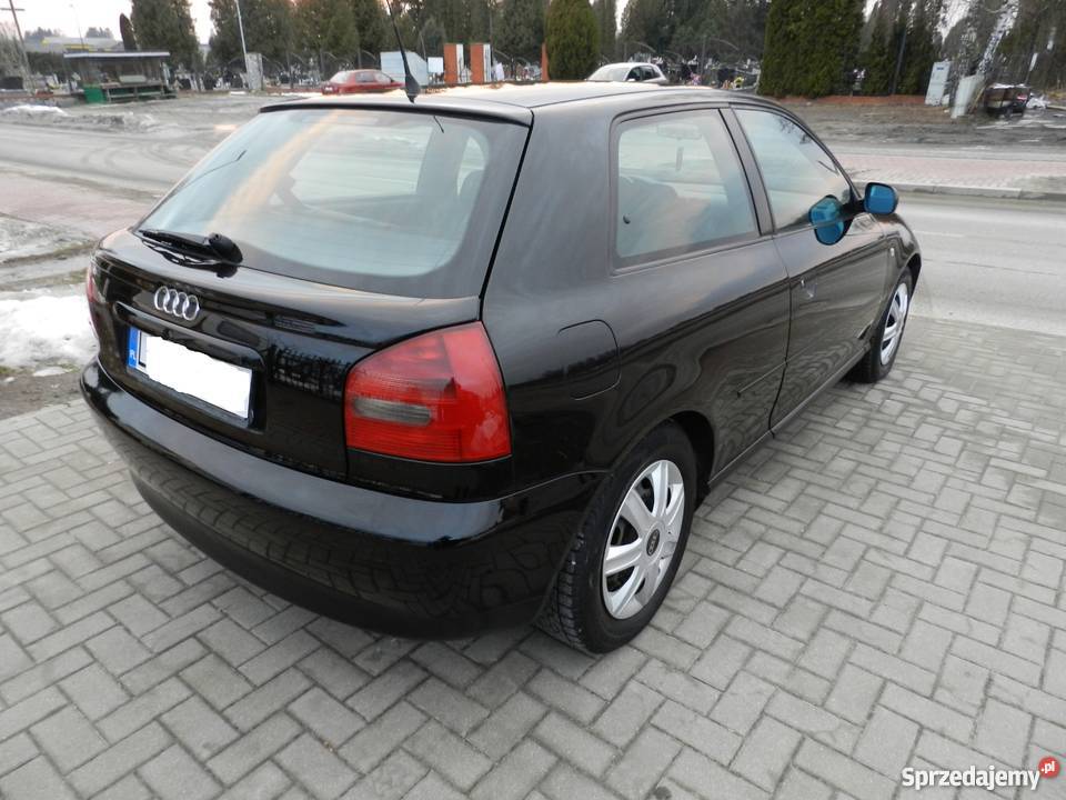 Czarne Audi A3 16 Gaz sekwencja 1998 Stan lubelskie Świdnik