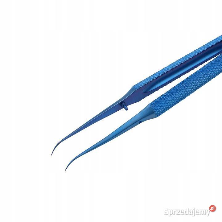 Pęseta Tytanowa Zagięta BT15 138 mm 015 mm HRC Narzędzia Ludźmierz