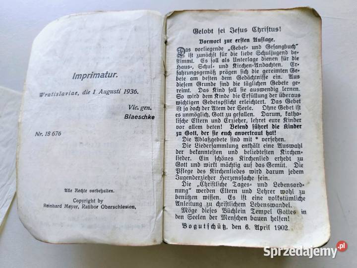 Modlitewnik 1936 r