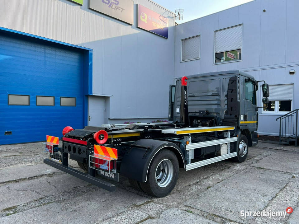śmieciarki Man TGL 12180 hakowiec JancoGP Lift Sokołów