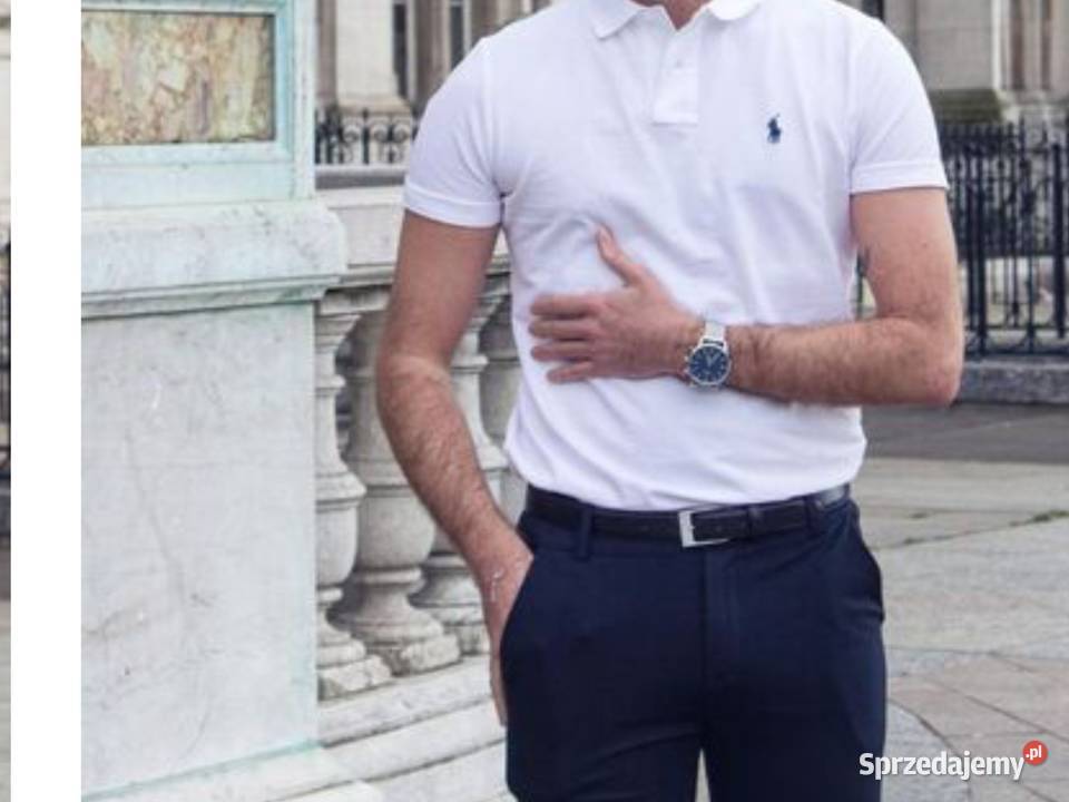 Koszulka POLO RALPH LAUREN ML Biała NOWA Rozmiar L