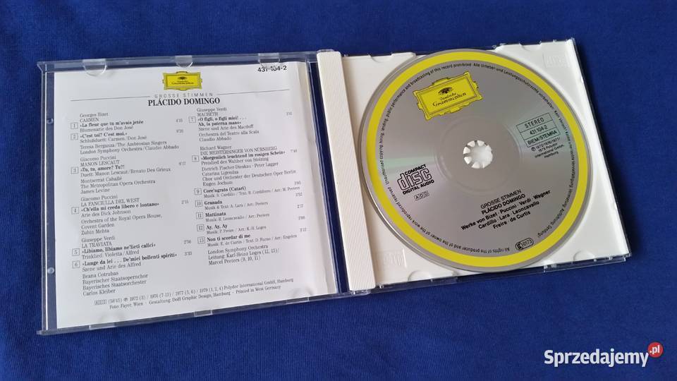 Placido Domingo Grosse Stimmen Deutsche klasyczna