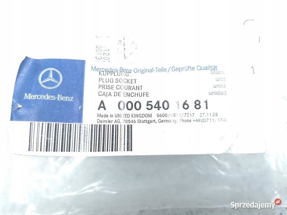 WIĄZKA PODŚWIETLENIA TAB REJ MERCEDES UNIMOG ASO Materiały instalacyjne