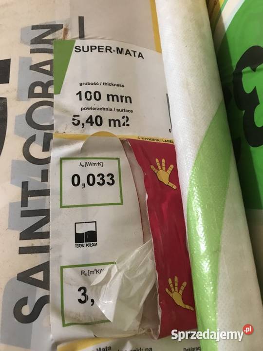 Wełna 10 ROLKA ISOVER SUPERMATA Premium 0033 WmK Białystok